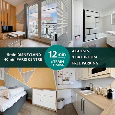 Le Delta Bailly - Appartement Pour 4 Personnes Disneyland Paris Bagian luar foto